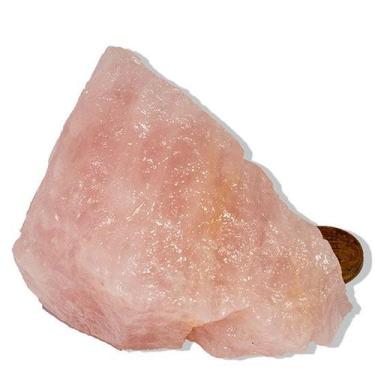 Imagem de 01 Cristal Rosa Pedra Bruto 200 a 300g Média 5 a 10cm Tipo B - Cristai