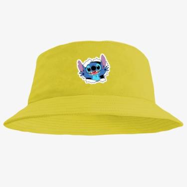 Imagem de Chapéu Bucket Hat Estampado Litlle - MP Moda Masculina, Único, Amarelo