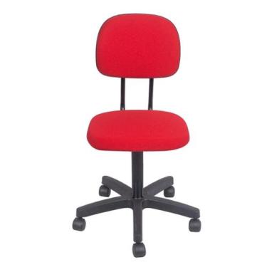 Imagem de Cadeira secretaria giratoria tropical  com L duplo o pistão e fixo não