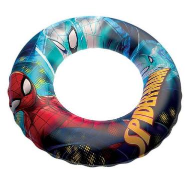 Imagem de Bóia Infantil Circular Marvel Spiderman 56 cm - Etitoys