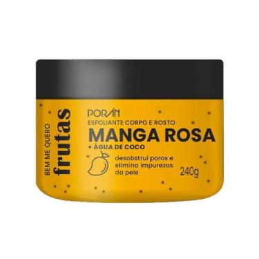 Imagem de Esfoliante Manga Rosa Corpo Rosto Bem Me Quero 240G - Porán