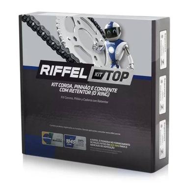 Imagem de Kit Relação Transmissao Moto Riffel Fz15 2022.. Em Diante Com Retentor