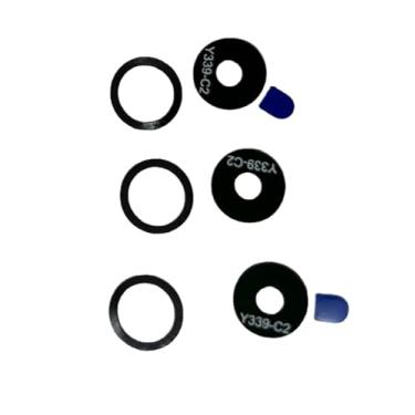 Imagem de zhxchzhi Lente de câmera traseira OEM com adesivo de substituição para Motorola Moto G Power 2022 XT2165 XT2165-5 preto