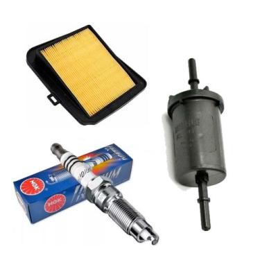 Imagem de Kit Revisão Vela Iridium E Filtro Titan 160 / Fan 160 - NGK