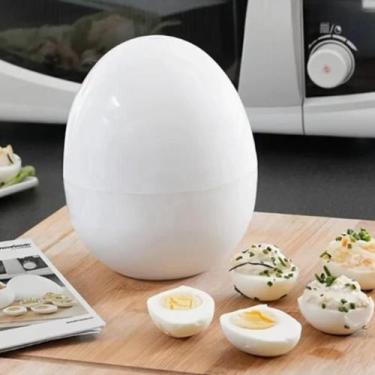Imagem de Recipiente Para Cozinhar Ovos Microondas Rápido Prático Saudável - WIN