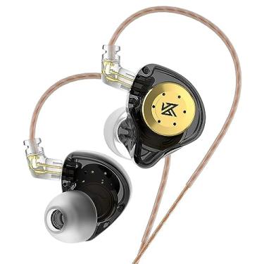 Imagem de Fones de ouvido KZ EDX PRO intra-auriculares IEM com fio, fones de ouvido com som estéreo HiFi com 1DD Novo driver dinâmico de 10 mm com cancelamento de ruído com cabo destacável