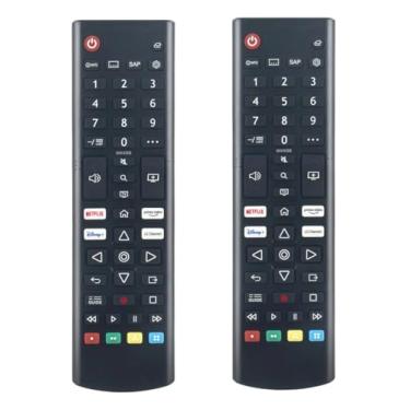 Imagem de 2 pacotes AKB76037601 substituição de controle remoto compatível com LG LED 4K UHD Smart webOS TV 55UQ7050ZUD 65UQ7050ZUD 75UQ7050ZUD 43UQ7590PUB 50UQ7570PUJ 55UQ7570PUJ 65UQ7570PUJ 65UQ75UJ Q75700
