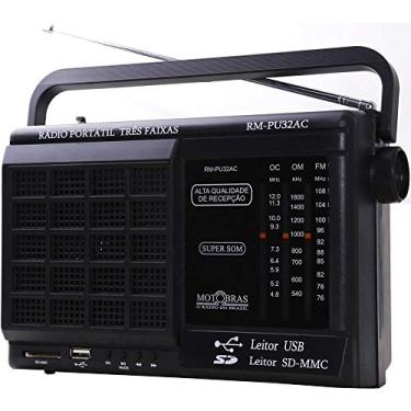 Imagem de Radio Motobras 6 Faixas USB/SD AM/FM/OC - RM-PU32AC