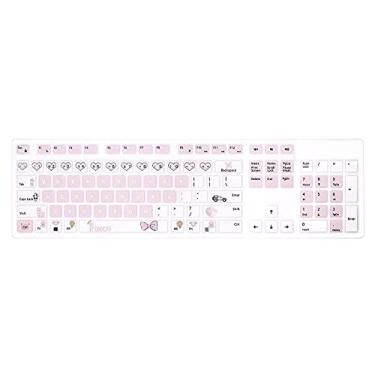 Imagem de MMDW Capa de silicone para teclado Dell KM636 sem fio e teclado com fio KB216, para Dell Optiplex 5250/3050/3240/5460/7450/7050, para Inspiron AIO 3475/3670/3477all-in one, Princess