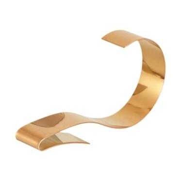 Imagem de Ｂｅｓｇａ Suporte de exibição de cinto Organizador de cinto Organizador de armário curvo Suporte de cinto Suporte de cinto para uso doméstico no quarto Loja, Rosa Ouro