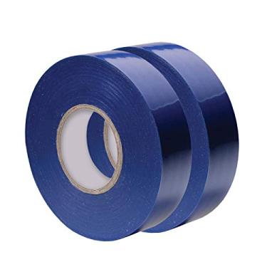 Imagem de Fita de vinil elétrica profissional Xtricity, rolo de 1,9 cm x 1,8 m, nominal de 600 volts, suporte de vinil à prova d'água, perfeito para trabalho de fiação elétrica, listado pela UL, certificado CSA, (preto - pacote com 1), Pack of 2, Blue