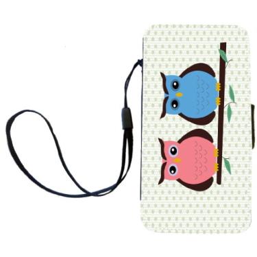 Imagem de Rikki Knight Capa carteira com flip Owl Love You Deco Owl com aba magnética para Apple iPhone 4 e 4s