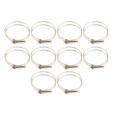 Imagem de Braçadeiras de Mangueira de Fio Duplo Ajustáveis, Fixadores de Tubo Banhados a Zinco de Ferro, para Encanamento (100 mm (94-100))