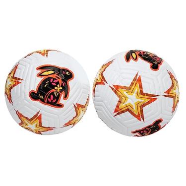Imagem de Bola de Futebol, Tamanho 5, Alta Elasticidade, Treinamento Profissional, Bola de Futebol, Padrão de Coelho, Treinamento de Futebol para Jogos e Exames