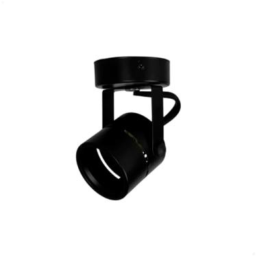 Imagem de Spot Sobrepor Direcionável Preto Teto Pergolado Para Lâmpada Mr16 Soquete Gu10 Área Externa Coberta