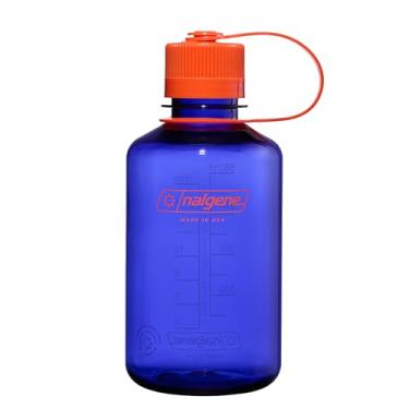 Imagem de Nalgene Garrafa de água Sustain Tritan livre de BPA feita com material derivado de 50% de resíduos de plástico (usando equilíbrio de massa certificado ISCC), 473 ml, boca estreita, pervinca