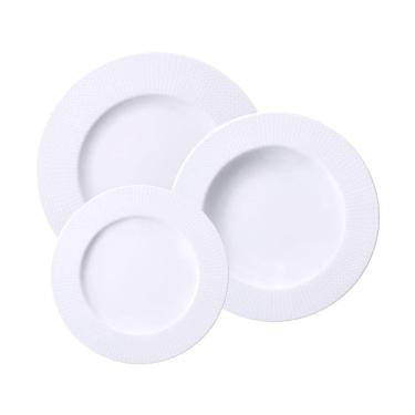 Imagem de Jogo De Pratos Tramontina Mesh 12 Peças Em Porcelana Decorada Decorado 96589027