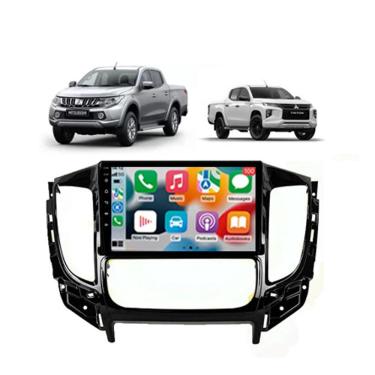 Imagem de Kit Multimídia L200 Triton Ar Digital 2016 / 2023 9 Pol Android Carplay 2/32GB - 915BR ROADSTAR