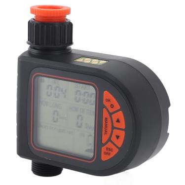 Imagem de Timer de Sprinkler, Cronômetro de Aspersor para Mangueira de Jardim LCD Display Programável Timer de Irrigação de água Com Timer de água do Sensor de Chuva para Timer de