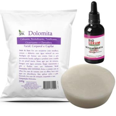 Imagem de Eco Spa - Dolomita clareadora + Oleo de Rosa Mosqueta Puro - Kit, DOLO