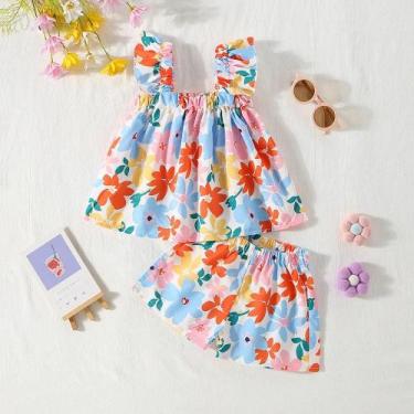 Imagem de Conjunto de Shorts Floral para Meninas (0-2 Anos) - Verão, 18-24 meses