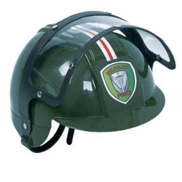 Imagem de Capacete Militar Infantil Exército Brinquedo Fantasia - Mili Multicois