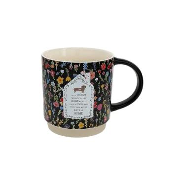 Imagem de Pavilion Gift Company - Dog Home - Caneca de café e chá de 510 g floral amante de cachorro pai cachorro mãe cachorro pai utensílios de cozinha utensílios de cozinha