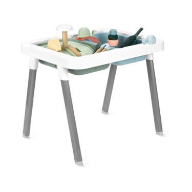 Imagem de Skip Hop, Mesa sensorial infantil 3 em 1 com 13 ferramentas sensoriais inspiradas na natureza, guia de atividades de 8 páginas, 2 compartimentos e 2 tampas conversíveis