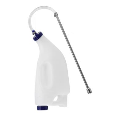 Imagem de Garrafa de Alimentador de Leite de Bezerro de 4l, Animais de Fazenda de Plástico, Alimentação de água de Machado de Mamadeira Com Tubo Flexível, Sonda de Alimentação de Líquido