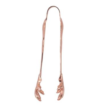 Imagem de Garra Estilo Gelo Pinça de Aço Inoxidável Polido Em Forma de águia Servir Pinças de Barra Uso Doméstico (Revestimento de cobre)