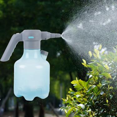 Imagem de Spray elétrico para plantas, regador automático 3 litros, pulverizador recarregável a bateria,pulverizador de gotejamento com temporizador para plantas em vasos, gramado de