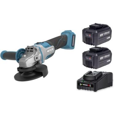 Imagem de Esmerilhadeira 18v 2 Baterias 4ah Brushless Wesco WS2890