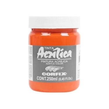 Imagem de Tinta Acrílica 250ml G1 55 Laranja Corfix, 055 - LARANJA