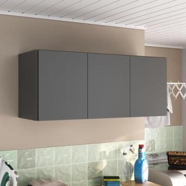 Imagem de Armário de Lavanderia Aéreo Multiuso 3 Portas Multimóveis MP5041, Graf