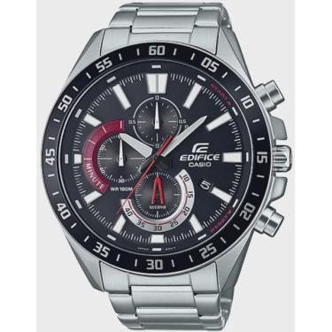 Imagem de Relógio casio edifice masculino preto prata EFV-620D-1A4VUDF