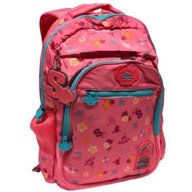 Imagem de Mochila de Costas Juvenil STITCH DISNEY - Clio TS24627, ROSA