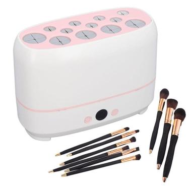 Imagem de Maquina Eletrica Secador De Pincel De Maquiagem Usb Automatico Escova Esponja Multiuso Pertatil Secagem Rapida
