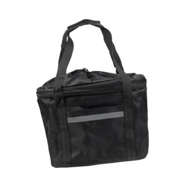 Imagem de Colaxi Bike Basket Bicycle Hodelbar Front Basket Cargo Cargo Bolsa de removível portador de cão de gato de estimação para homens ao ar livre, Tira Reflexiva