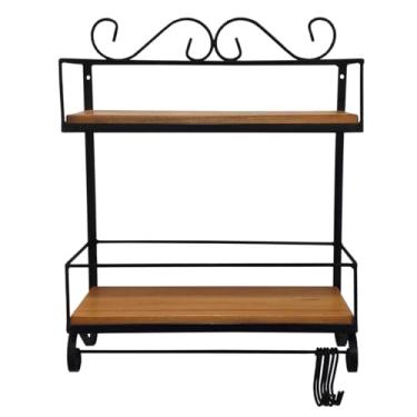 Imagem de Prateleira cozinha de parede porta condimento