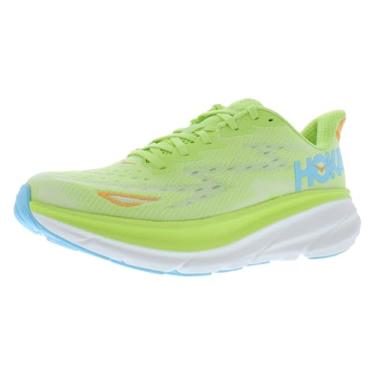 Imagem de HOKA ONE ONE Clifton 9 Tênis feminino, Alface/flare solar, 38