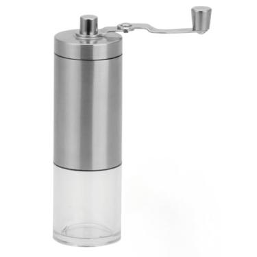 Imagem de Moedor De Café Manual Em Aço Inox E Cerâmica Com Ajuste De Moagem Portátil Grãos