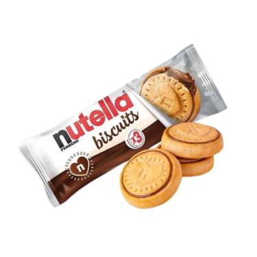 Imagem de Nutella Biscuits Creme De Avelã Ferrero Importado 41,4g
