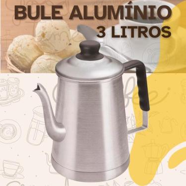 Imagem de Bule Hotel Industrial Fortaleza 3 Litros em Alumínio Reforçado Alta Du