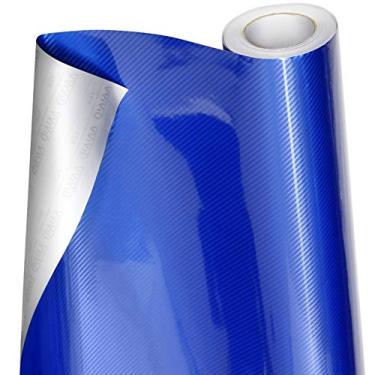 Imagem de Rolo de filme de vinil automotivo de fibra de carbono Epóxi azul de alto brilho VViD 5DVViViD 1.5ft x 5ft azul vv5depoxyblu_1.5x5