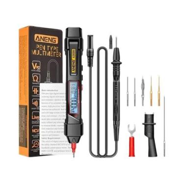 Imagem de Caneta Multímetro Digital ANENG De Alta Precisão Medidor De Tensão AC/