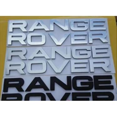 Imagem de Emblema Letreiro Capo/tampa Tras Range Rover Crom/preto/verm - Cavalla