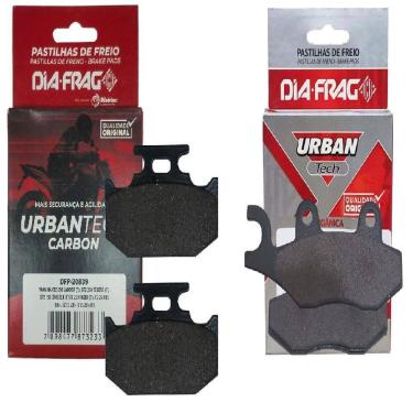 Imagem de Kit Pastilhas Dianteira + Traseira Lander Xtz 250 2007 2008 2009 2010 2011 2012 2013 2014 2015