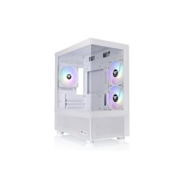 Imagem de Gabinete Gamer Thermaltake View 170 TG ARGB Snow, MidTower, Vidro Temp, White, mATX, S/fonte, C/3 Fans-CA-1Z4-00M6WN-00