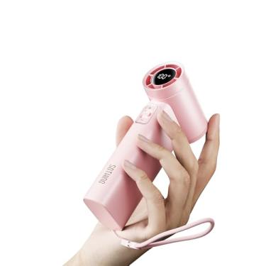Imagem de SOTHING Ventilador portátil portátil, ar de alta velocidade Turbo Power [tempo máximo de resfriamento de 11H], vento de 100 engrenagens, recarregável de 3600 mAh, design de mini bolso, ventilador