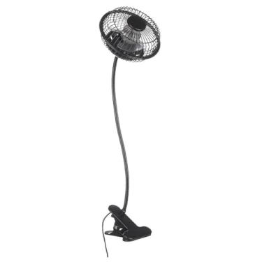 Imagem de IEUDNS Ventilador de clipe ajustável portátil pessoal ventiladores escritório em casa ao ar livre pescoço flexível mini ventilador USB para mochila